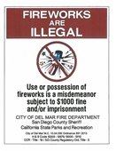 Fireworks are illegal