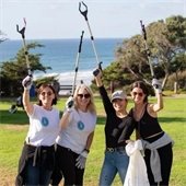 community cleanup participants