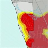 Fire Hazard Severity Zone map
