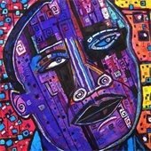 Martin Luther King Jr. portrait by Roy Ruiz Clayton