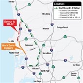 I-5 closure map