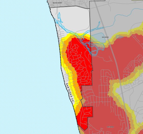 fire hazard severity map