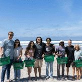 DMVA beach cleanup crew