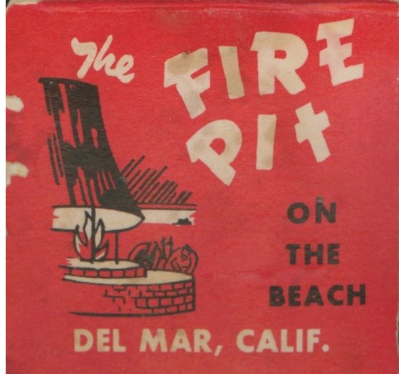 Fire Pit matchbook cover