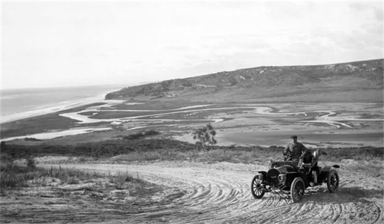 View of Los Peñasquitos Lagoon from the Torrey Pines Grade 1908