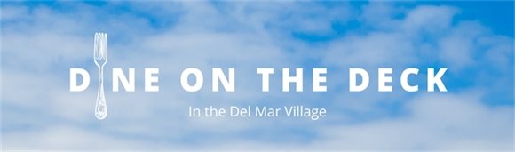 Dine on the Deck banner
