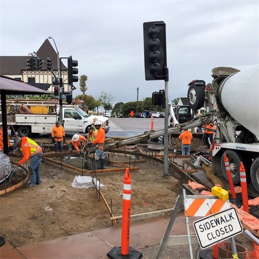 SE 15th Street sidewalk ramp