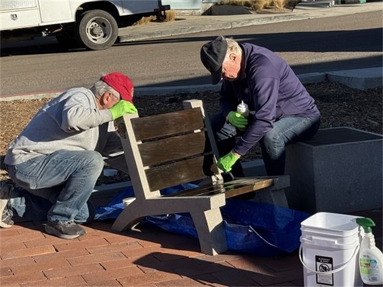 Rotarian street furniture refurbishment
