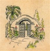 Entrance to Snake Wall property