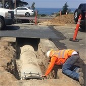 storm drain installation