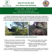 fuel reduction program flyer