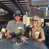 committee members at reception
