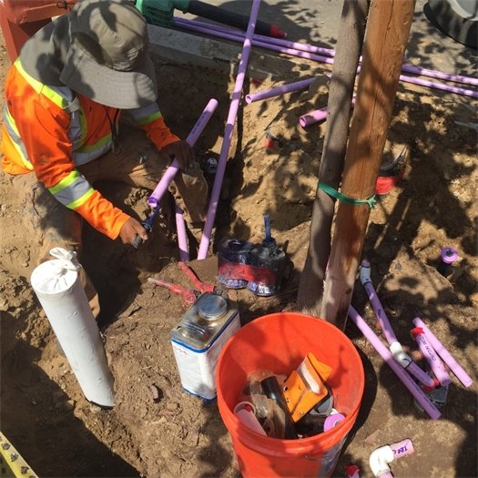irrigation installation
