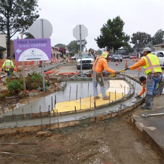 Curb ramp at 11th Street