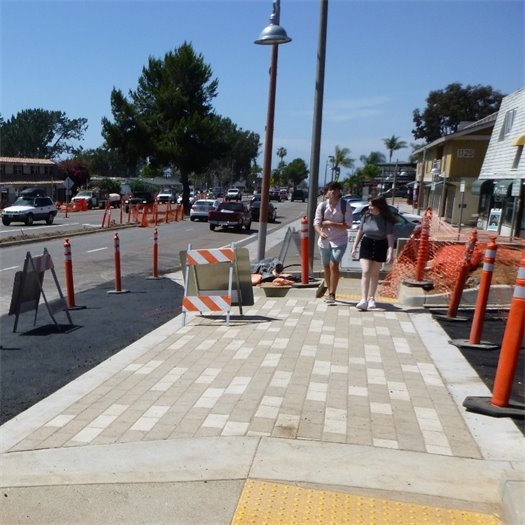 crosswalk at 11th Street