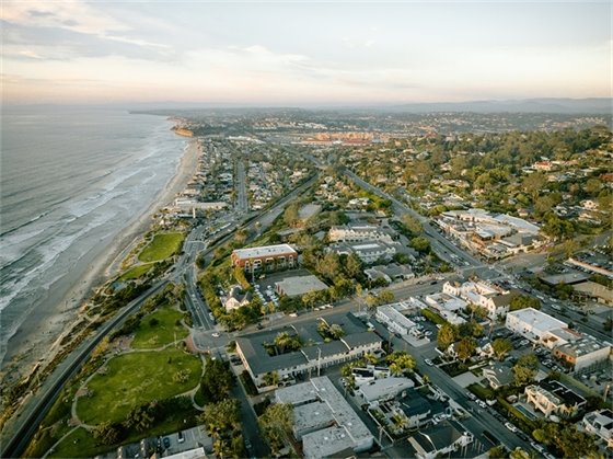 aerial image of del mar