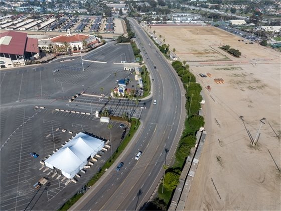 Aerial image of Jimmy Durante Boulevard