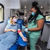 blood letting in blood mobile