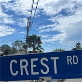 utility lines at Crest Road