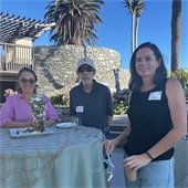 committee members at reception