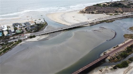 sand buildup at CDM bridge