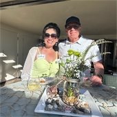 committee members at reception