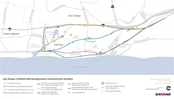 SANDAG boring locations