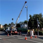 old streetlight removal