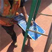 sign installation