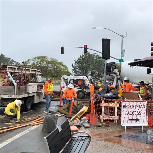 SE 15th Street sidewalk ramp