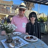 committee members at reception