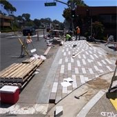 9th street crosswalk after pavers